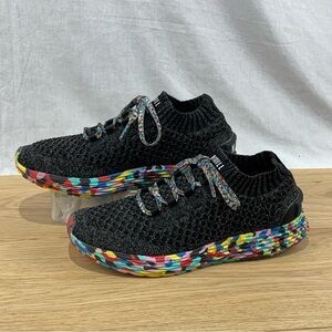 NOBULL Diamond Knit Runner Black Multicolor Running Athletic Shoes Women’s 9.5